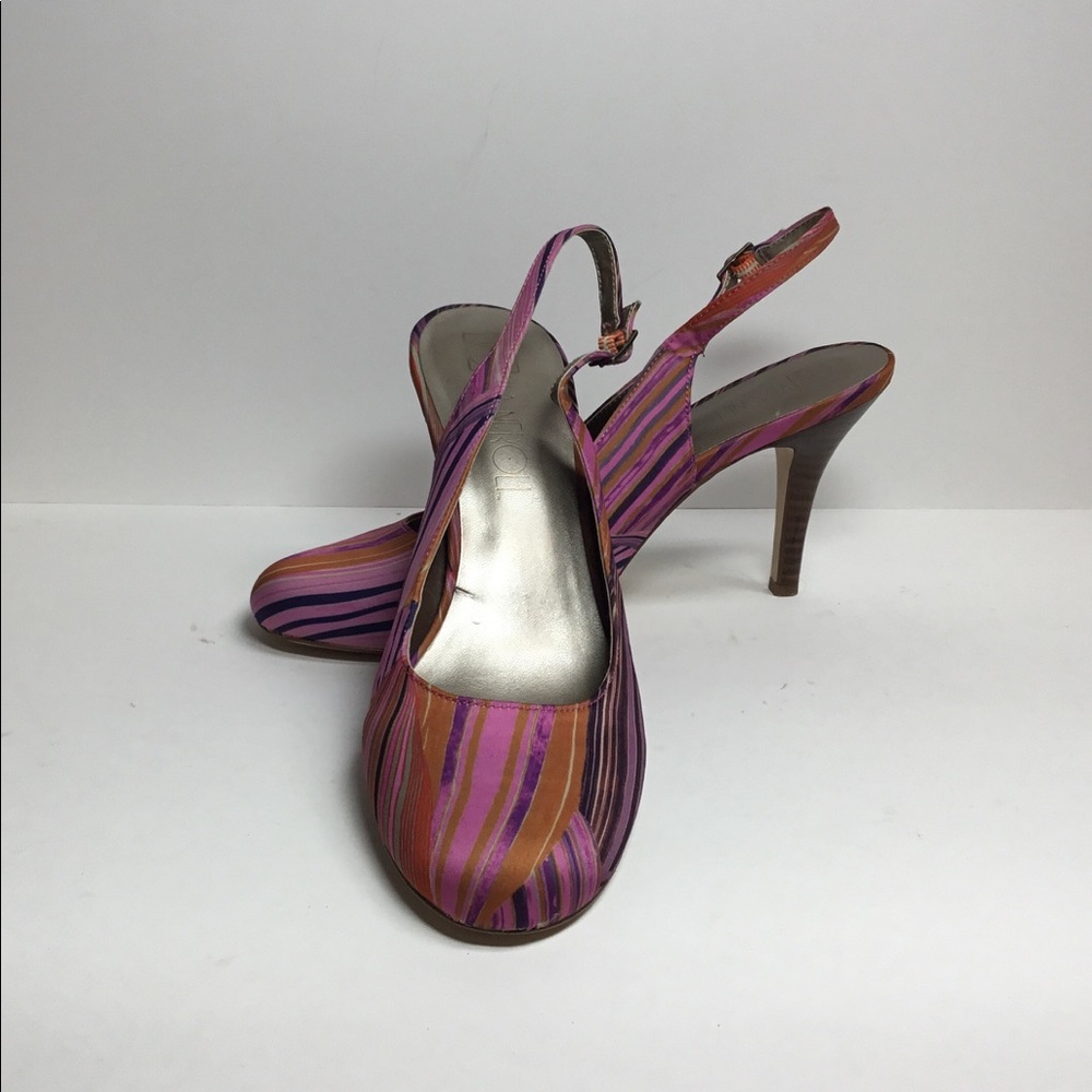 ShoesVia Neroli size 9.5 pink sling backs‎ Womens